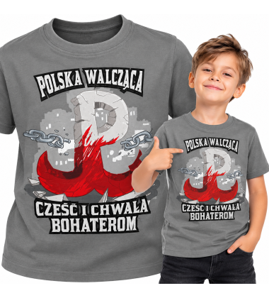 KOSZULKA DZIECIĘCA Patriotyczna POLSKA WALCZĄCA 2